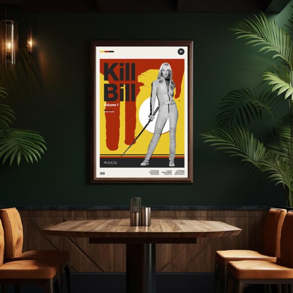 Kill Bill: Vol. 1 mid-century poster retro artwork