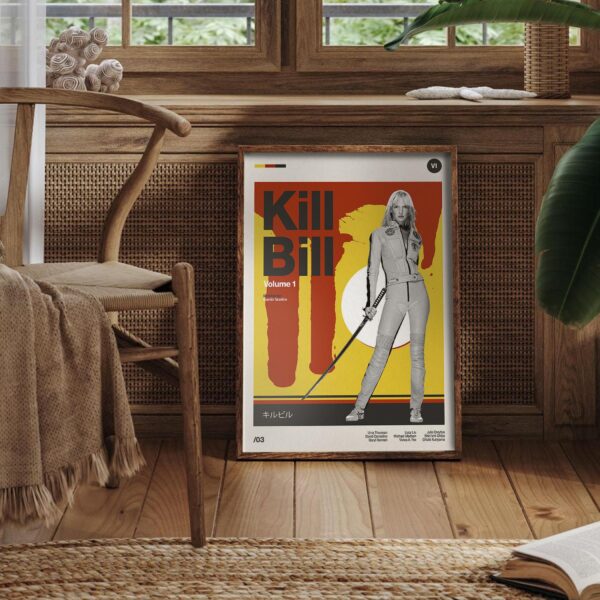 Kill Bill: Vol. 1 mid-century poster retro artwork