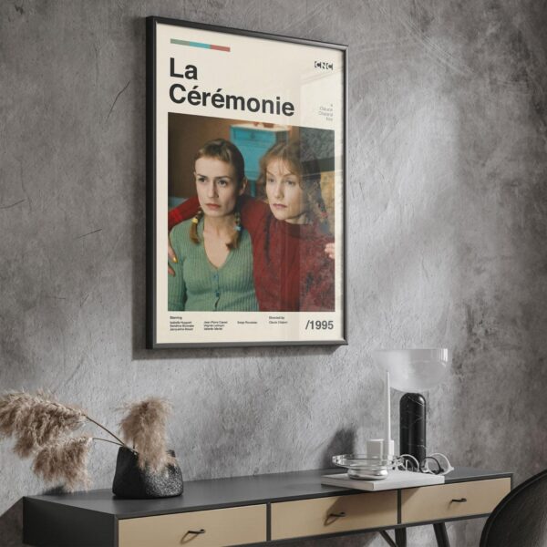 La Ceremonie mid-century poster retro artwork