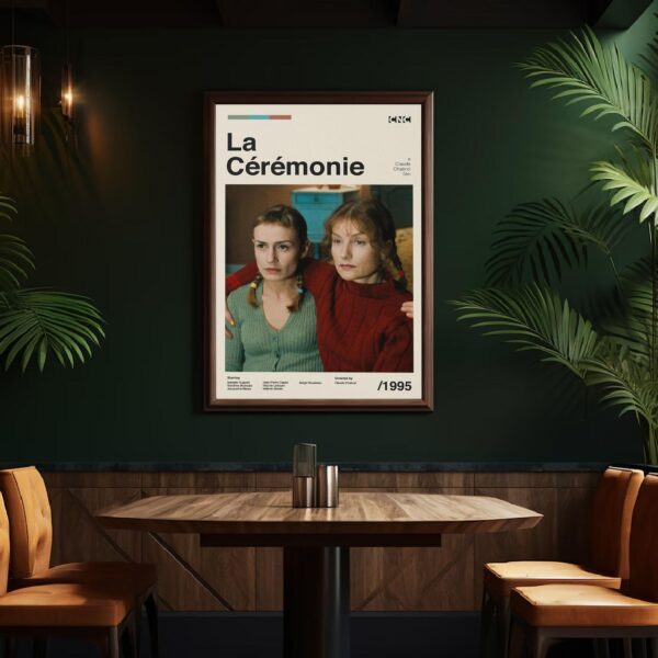 La Ceremonie mid-century poster retro artwork