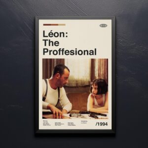 Mid-century modern limited edition Léon: The Professional movie poster