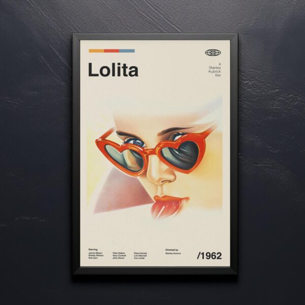 Lolita Movie Poster - retro mid-century artwork