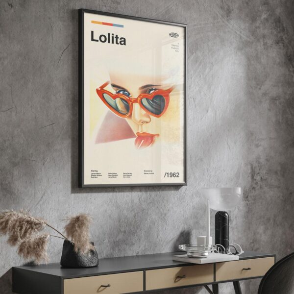 Lolita Movie Poster - retro mid-century artwork