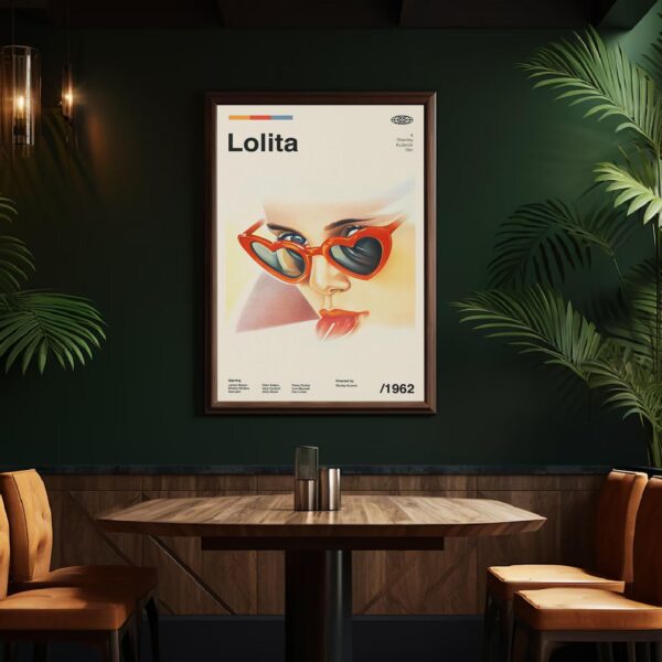 Lolita Movie Poster - retro mid-century artwork