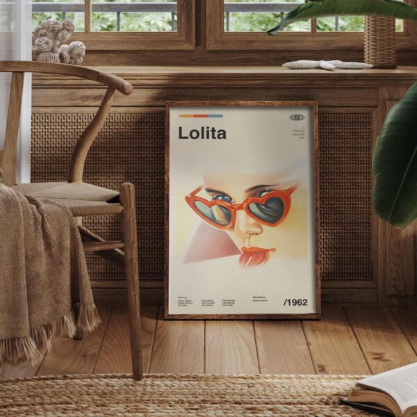 Lolita Movie Poster - retro mid-century artwork