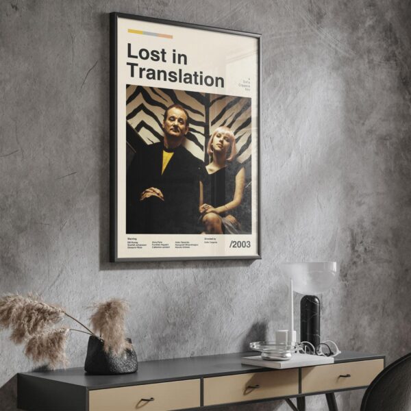 Lost in Translation mid-century poster retro artwork