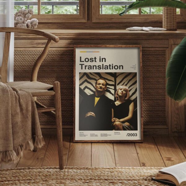 Lost in Translation mid-century poster retro artwork