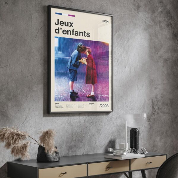 Love Me If You Dare mid-century poster art print