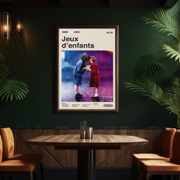 Love Me If You Dare mid-century poster art print