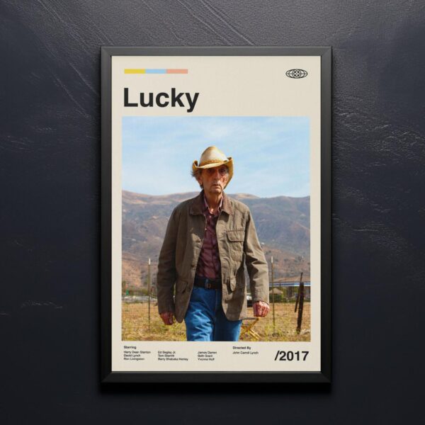 Lucky Movie Poster - Mid-Century Inspired Retro Artwork