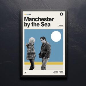Manchester by the Sea movie poster - mid-century artwork