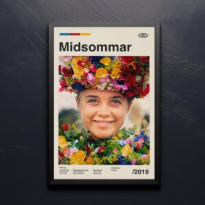Midsummer Movie Poster - mid-century poster retro artwork