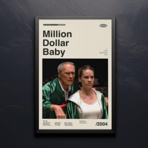 Million Dollar Baby mid-century poster retro artwork