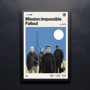 Mission: Impossible - Fallout mid-century poster retro artwork