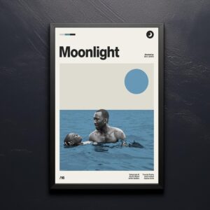 Moonlight Movie Poster - vintage mid-century poster