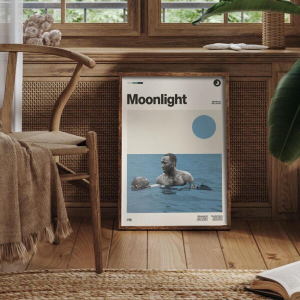 Moonlight Movie Poster - vintage mid-century poster