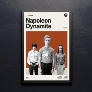 Napoleon Dynamite mid-century poster retro artwork