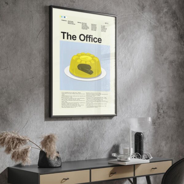 Mid-century modern Officer Black Belt movie poster artwork