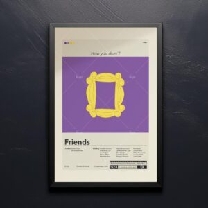 Mid-century modern Oomuro-ke Dear Friends 20th Century Studios movie poster