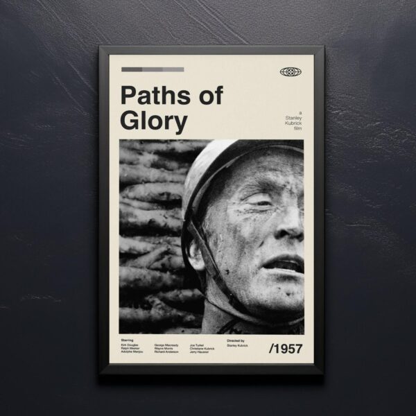 Paths of Glory Movie Poster - mid century poster prints