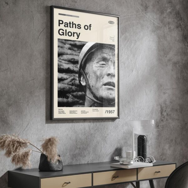 Paths of Glory Movie Poster - mid century poster prints - Image 2