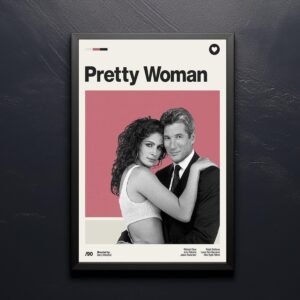 Pretty Woman movie poster - mid-century poster print
