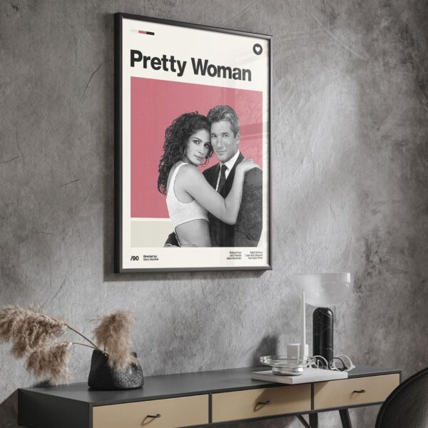 Pretty Woman movie poster - mid-century poster print