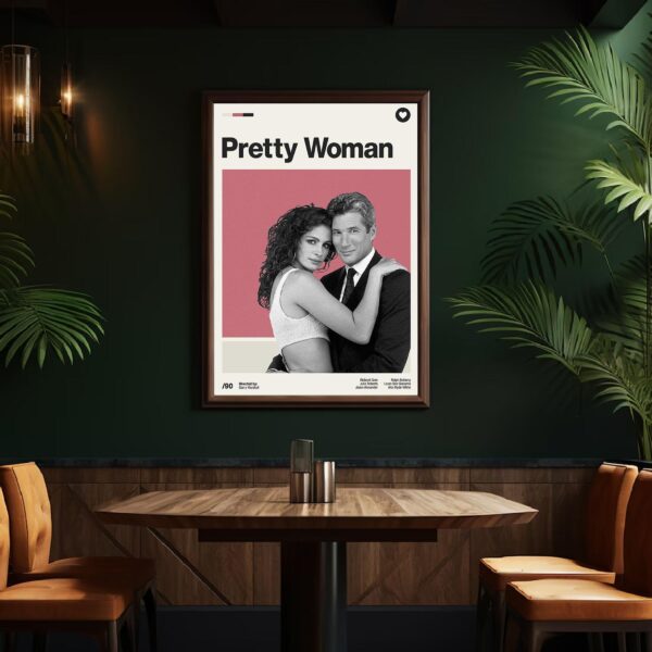 Pretty Woman movie poster - mid-century poster print