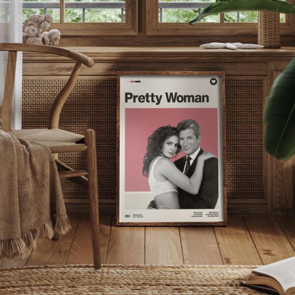 Pretty Woman movie poster - mid-century poster print