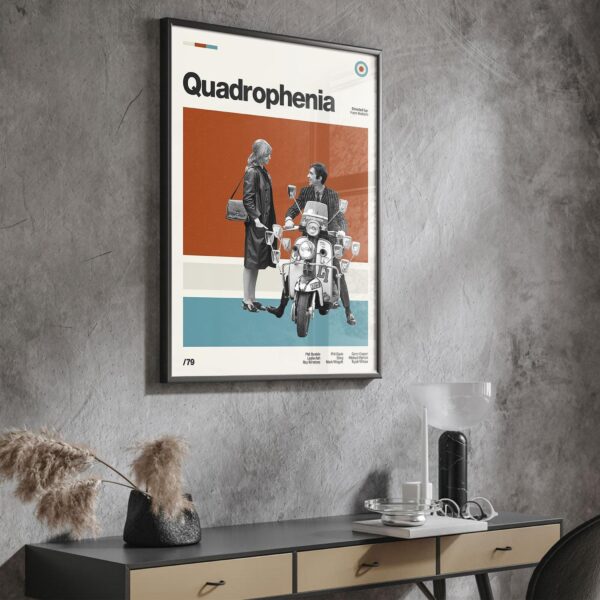 Quadrophenia Movie Poster - mid-century vintage print