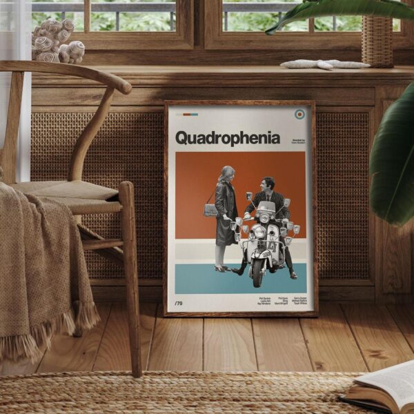 Quadrophenia Movie Poster - mid-century vintage print
