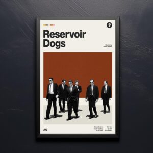 Reservoir Dogs Movie Poster - Vintage Mid-Century Print