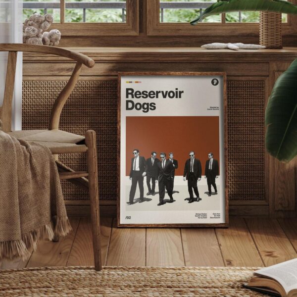 Reservoir Dogs Movie Poster - Vintage Mid-Century Print