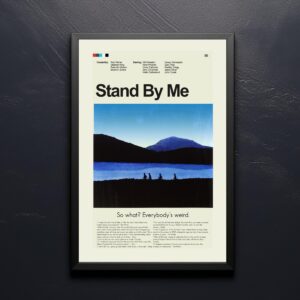Stand by Me 20th century mid-century modern movie poster design