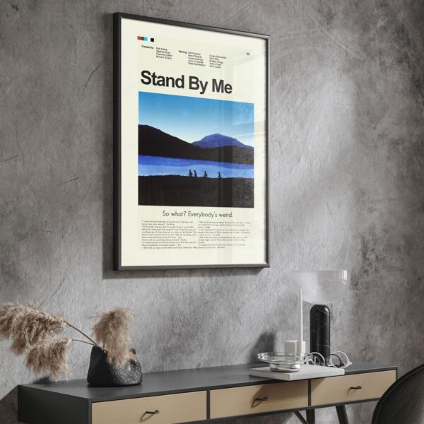 Stand by Me 20th century mid-century modern movie poster design