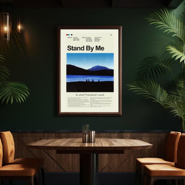 Stand by Me 20th century mid-century modern movie poster design