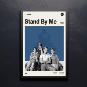 Stand by Me Movie Poster - mid-century poster art