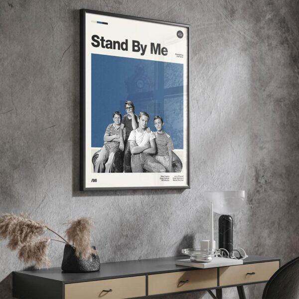 Stand by Me Movie Poster - mid-century poster art