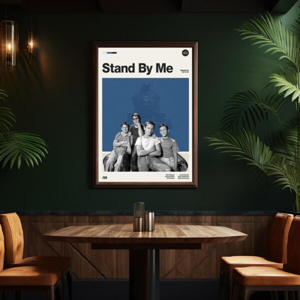 Stand by Me Movie Poster - mid-century poster art