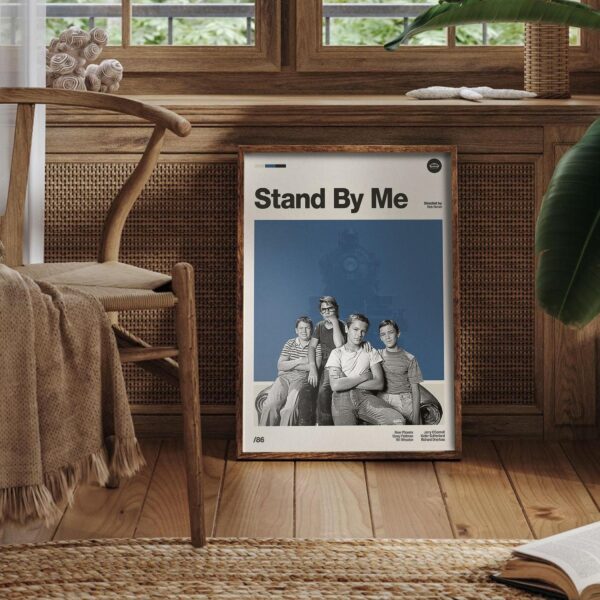 Stand by Me Movie Poster - mid-century poster art