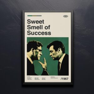 Sweet Smell of Success mid-century poster retro artwork