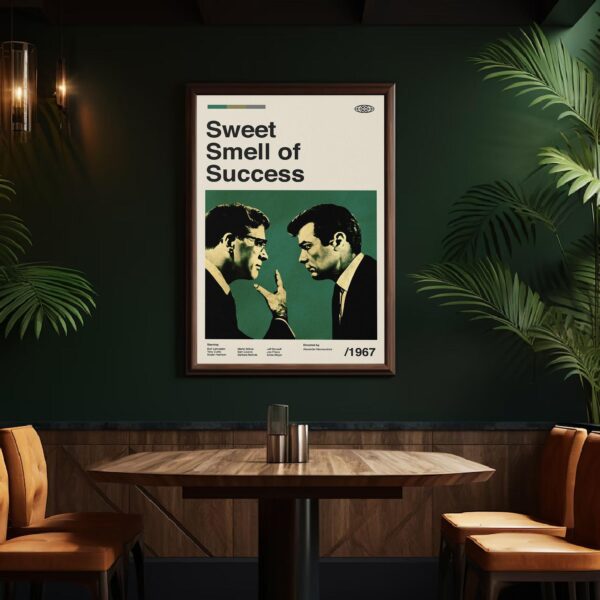 Sweet Smell of Success mid-century poster retro artwork