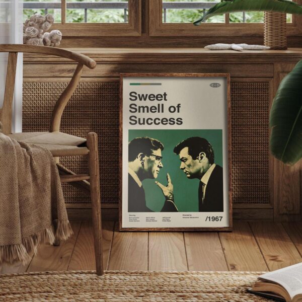 Sweet Smell of Success mid-century poster retro artwork