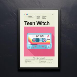 Teen Witch movie poster with mid-century modern design from 20th Century Studios