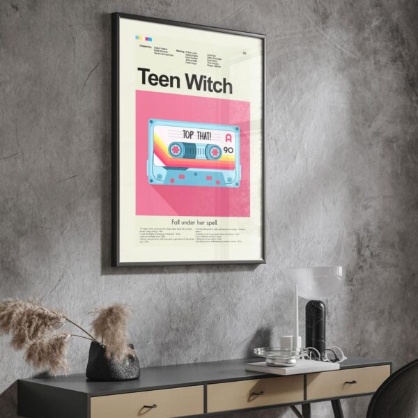 Teen Witch movie poster with mid-century modern design from 20th Century Studios