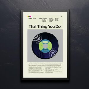 That Thing You Do! movie poster with mid-century modern design