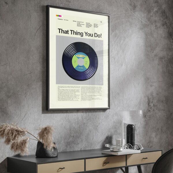 That Thing You Do! movie poster with mid-century modern design
