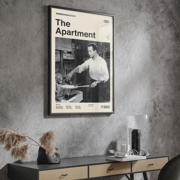The Apartment Movie Poster - mid-century artwork retro print
