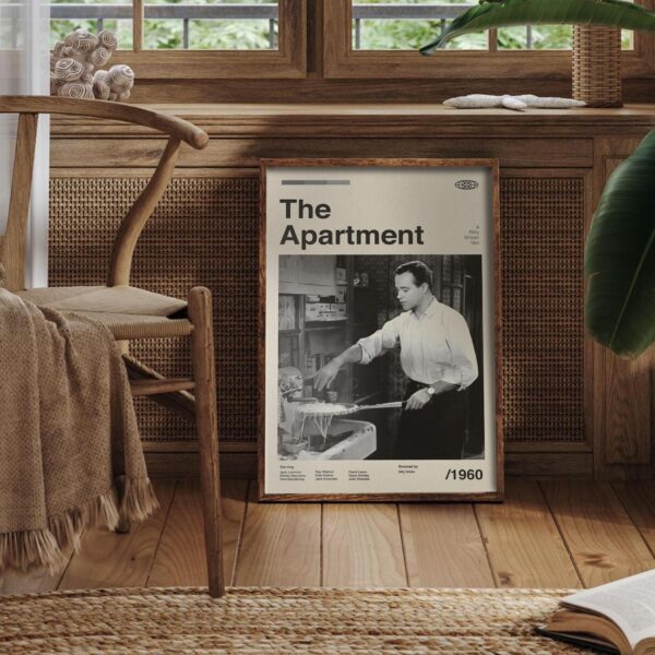 The Apartment Movie Poster - mid-century artwork retro print