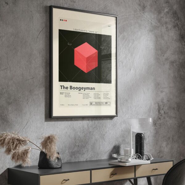 Mid-century modern style The Boogeyman 20th Century Studios movie poster